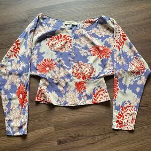 See by Chloé Paris Silk Floral top size 8